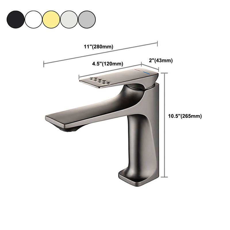 Glam Centerset Faucet Pure Color Basin Lavatory Faucet for Bathroom