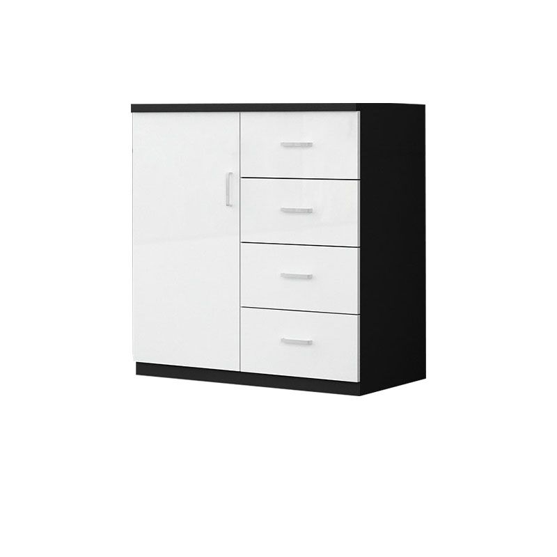 Scandinavian File Cabinet Wooden Frame Lateral File Cabinet for Office