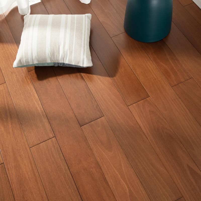 Contemporary Hardwood Deck Tiles Rectangle Solid Hardwood Flooring