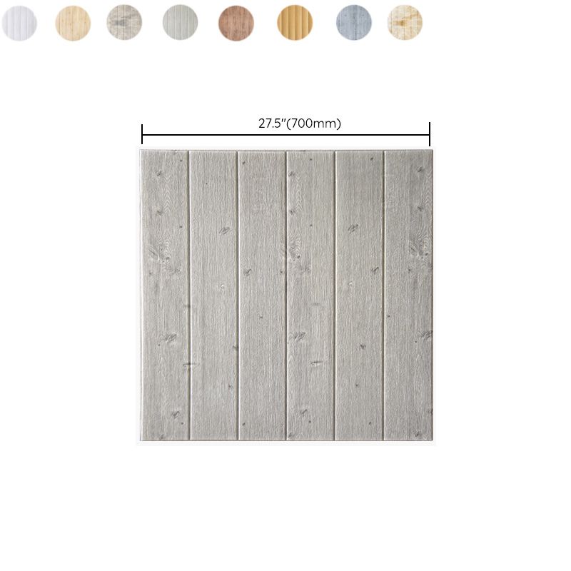 Modern Tin Backsplash Paneling Smooth Thickened Wall Ceiling Wood Grain Design