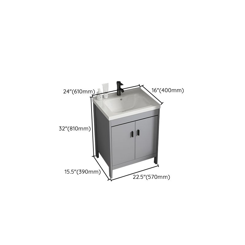 Modern Bathroom Vanity Set Freestanding Single-Sink Bathroom Sink Vanity