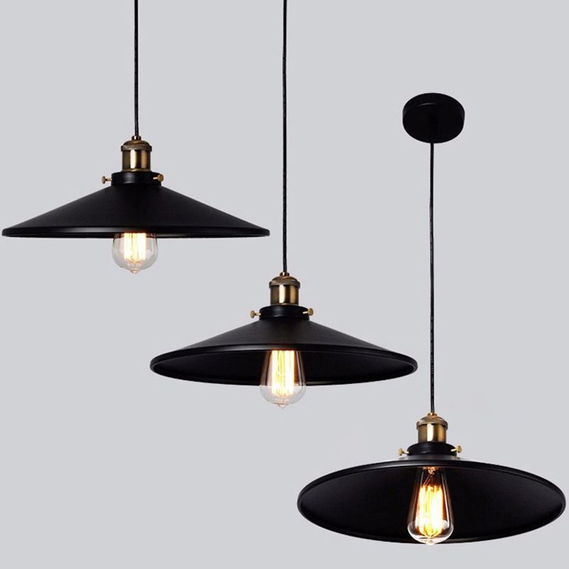 Saucer soggiorno a sospensione Apparecchiatura a soppalco a loft Metal Appedful Bidy Light