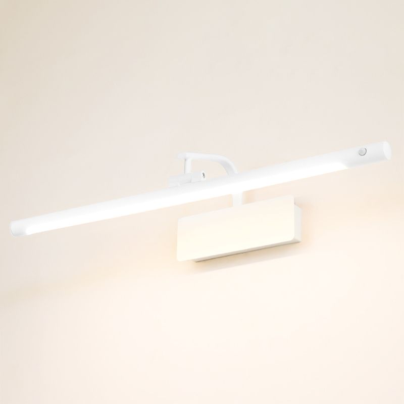 Modern Minimalist Style Strip Flush Mount Wall Sconce Metal Wall Mounted Lamps for Bathroom