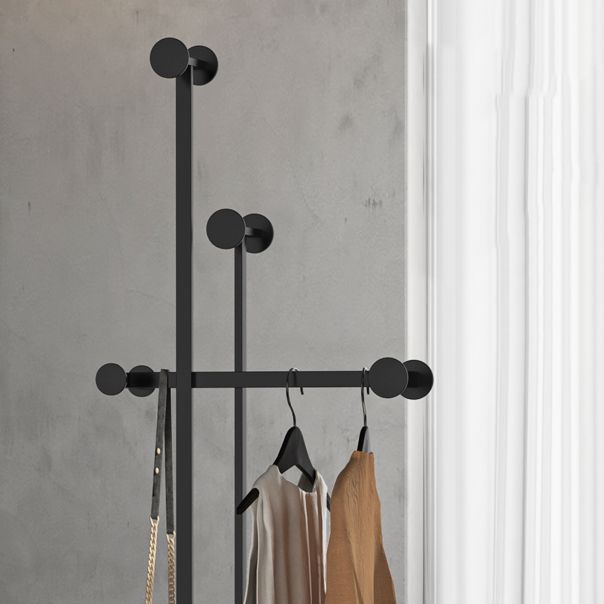 Modern Marble Free Standing Gorgeous Metal Coat Rack for Living Room