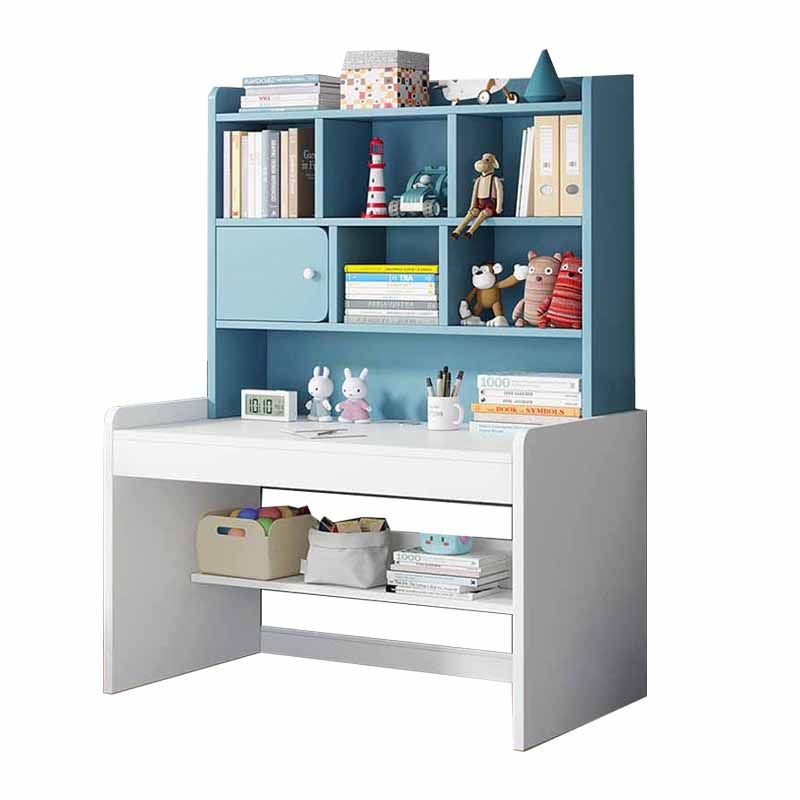 Home Children's Desk Adjustable Study Desk with Storage Shelves