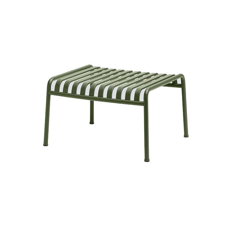 Iron Dining Table Industrial Green Rectangle Rust Resistant Table