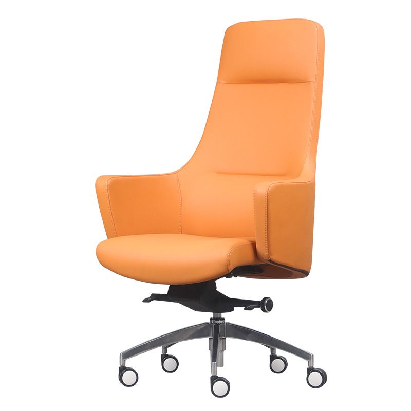 Faux Leather Managers Chair Arms Included Executive Chair for Office