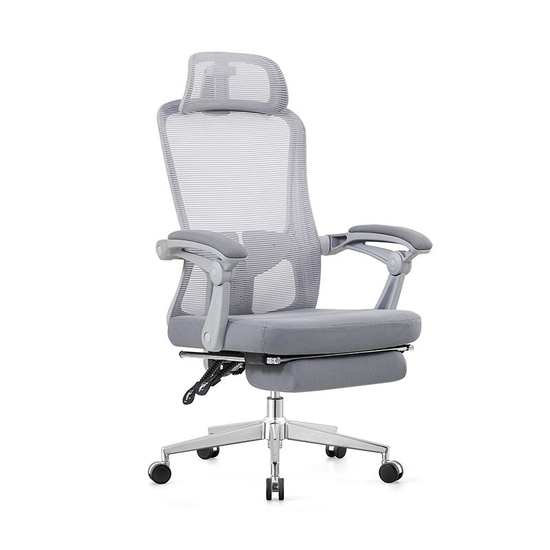 Contemporary Tilt Mechanism Microfiber Chair Desk High Back Swivel Chair