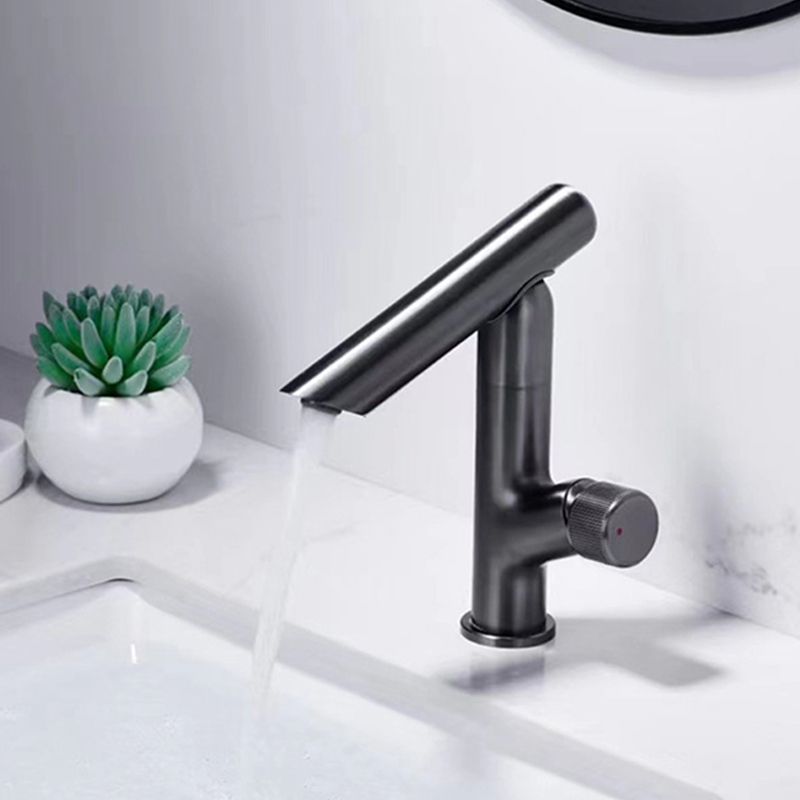 Glam Vessel Sink Faucet Brass Knob Handle Swivel Spout Bathroom Faucet