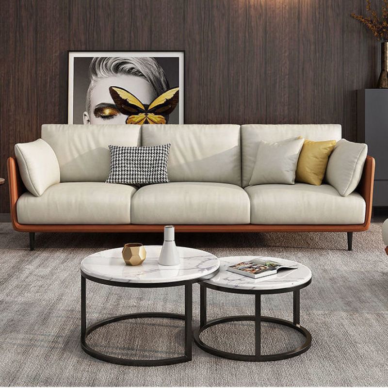 Square Arm Sofa 53.14" x W29.92" D x 33.46"H Modern Sofa for Living Room