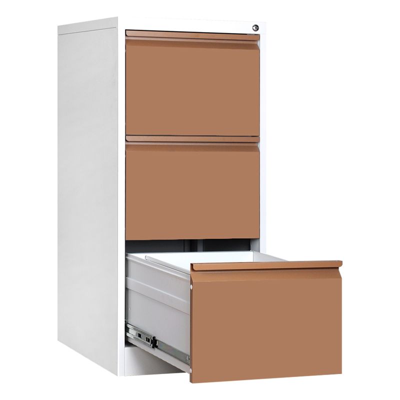 Modern Metal File Cabinet Pure Color Filing Cabinet for Home Office