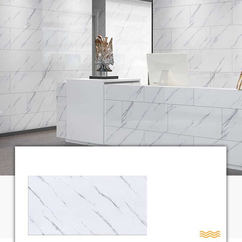 PVC Rectangular 3 Pack 12" X 23" Peel & Stick Mosaic Tile Kitchen and Bathroom Backsplash