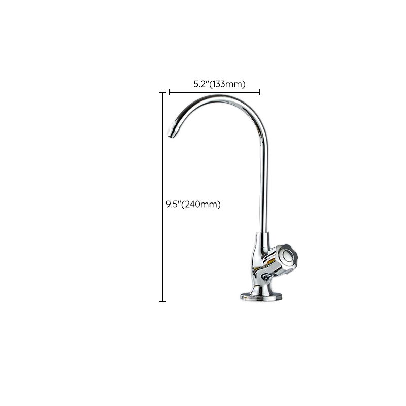 Modern High-Arc Kitchen Faucet Stainless Steel Swivel Spout Standard Kitchen Faucets