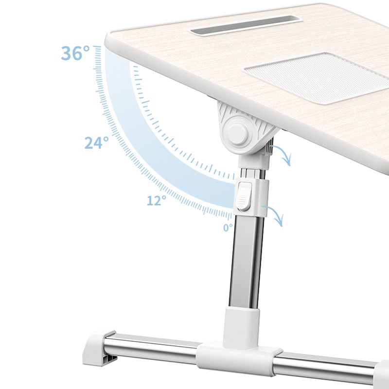 13"H Writing Desk Contemporary Style Office Desk for Dormitory and Bedroom