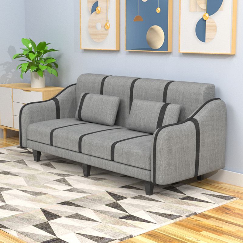 Modernes Cabrio -Sofa Stoff Einkissen -Sitzsofa für Wohnzimmer