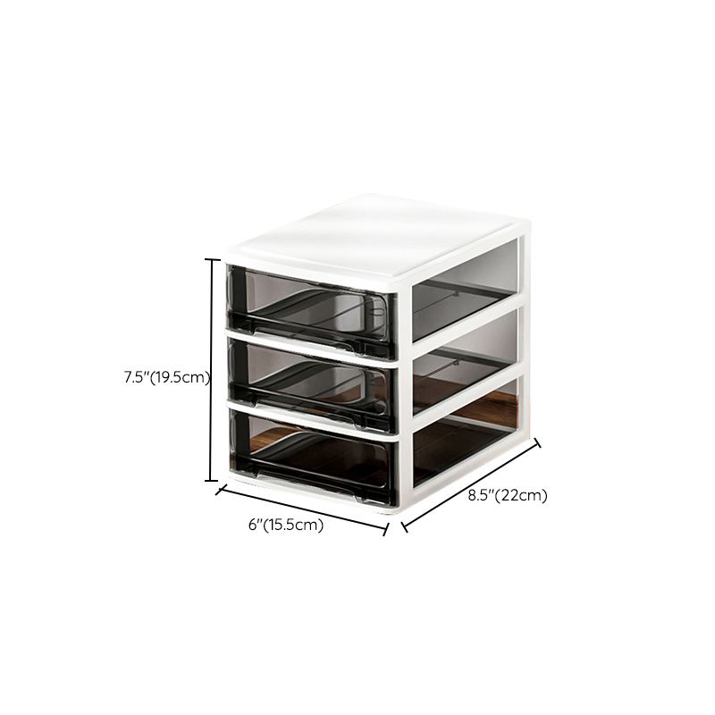 Filing Cabinet Contemporary Vertical Plastic Drawers Transparent Filing Cabinet