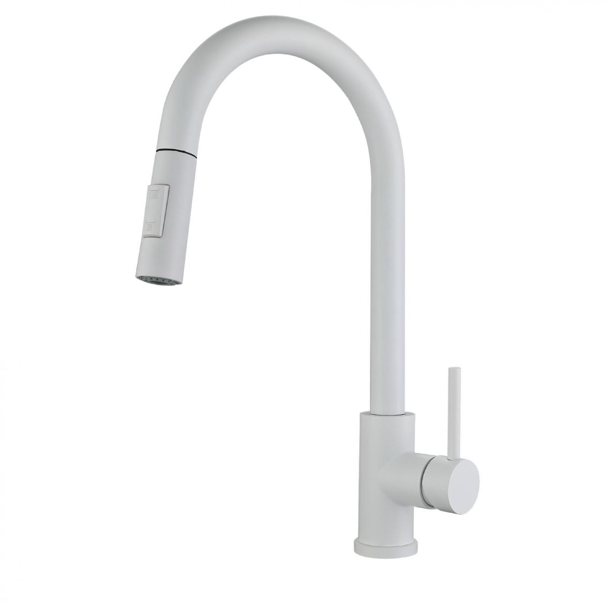 Contemporary Single Handle Kitchen Faucet 1-Hold Faucet with Pull out Sprayer