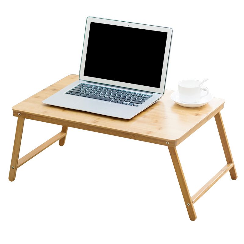 Writing Desk Light Wood Foldable Bamboo Home Wooden Computer Desk