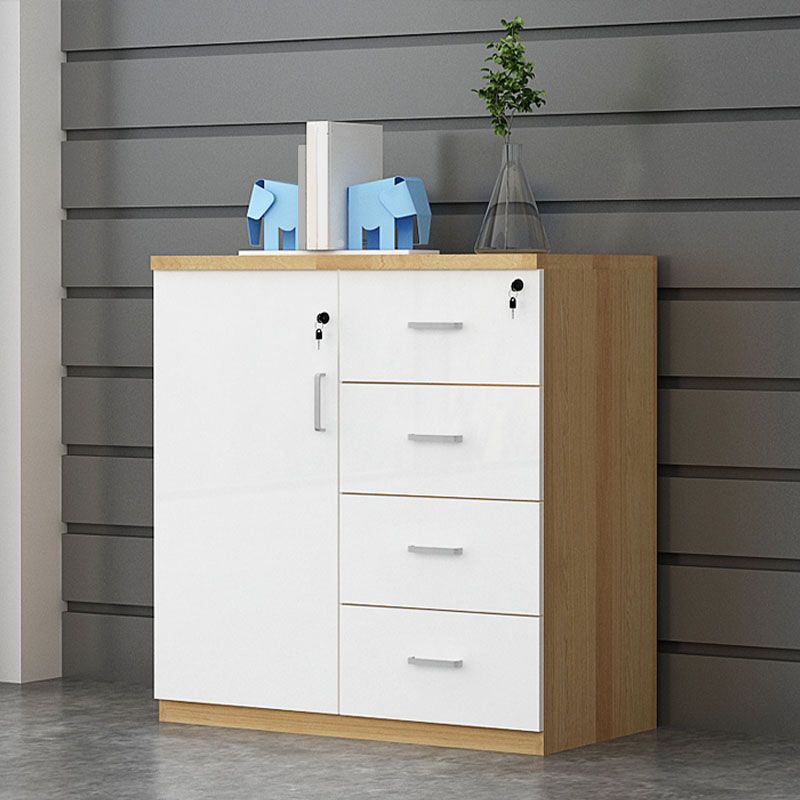 Engineered Wood Cabinet Contemporary File Pedestal File Cabinet