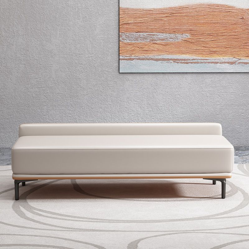 Modern Bedroom Bench Solid Color Seating Bench with Upholstered