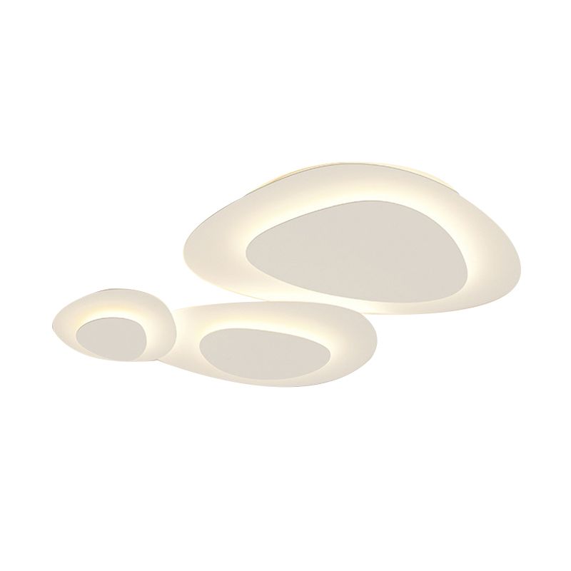 Flush Mount Ceiling Light Fixture Modern Flush Mount Lighting in White