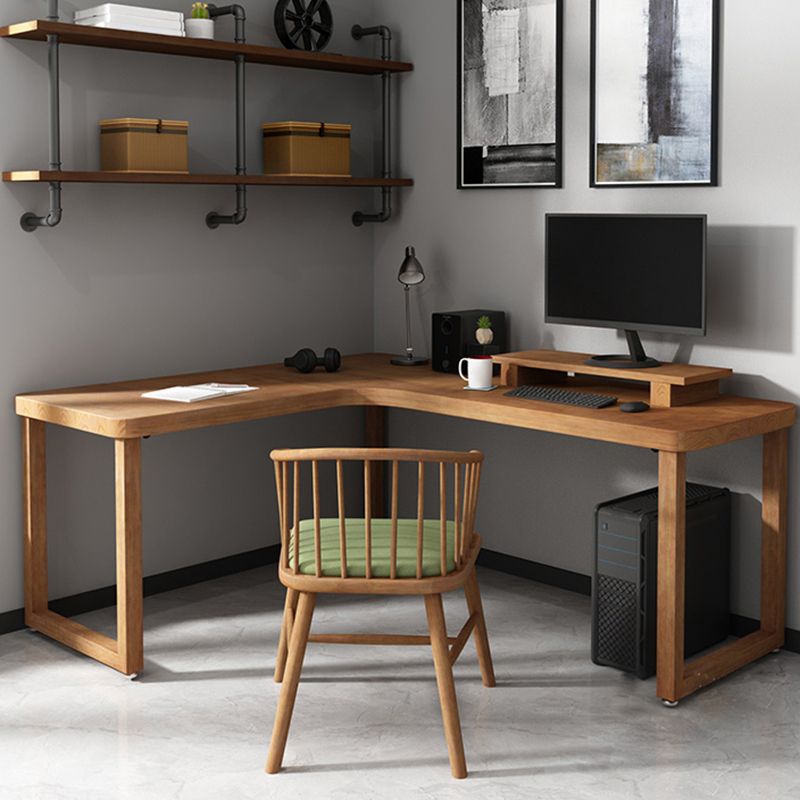 Contemporary Solid Wood Office Desk 29.53-inch Tall Office Desk