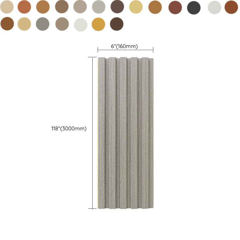 Modern Pearl Wainscoting Wooden Wall Access Panel Peel and Stick Wall Tile Set of 10