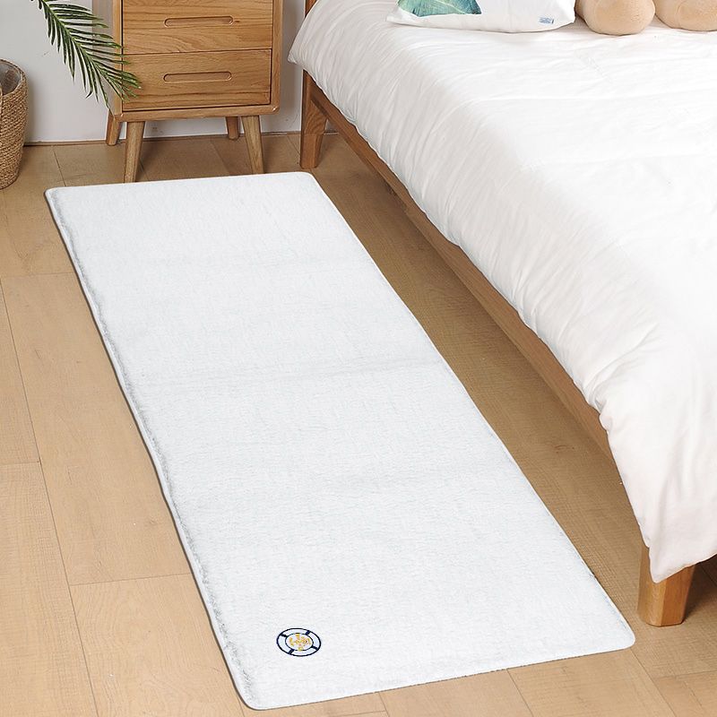 Blauwe woonkamer vloerkleed vaste kleur polyester gebied tapijt anti-slip gemakkelijke tapijten voor slaapkamer