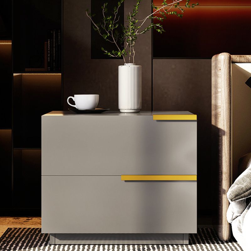 Modern Manufactured Wood Bedside Cabinet Drawers Included Nightstand for Bedroom