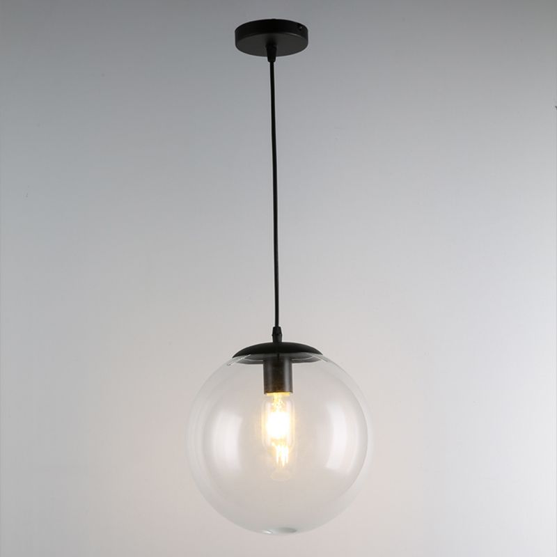 Industrial Pendant Light Pure Glass Light Room Bedroom Light