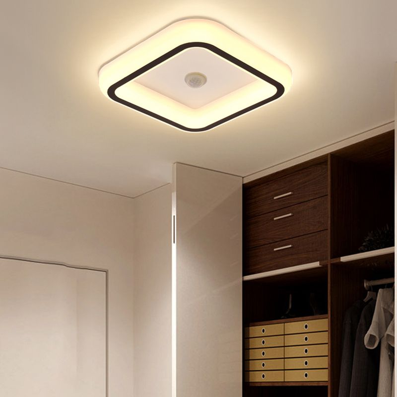 Plafoniere da incasso in acrilico Apparecchio di illuminazione a soffitto contemporaneo