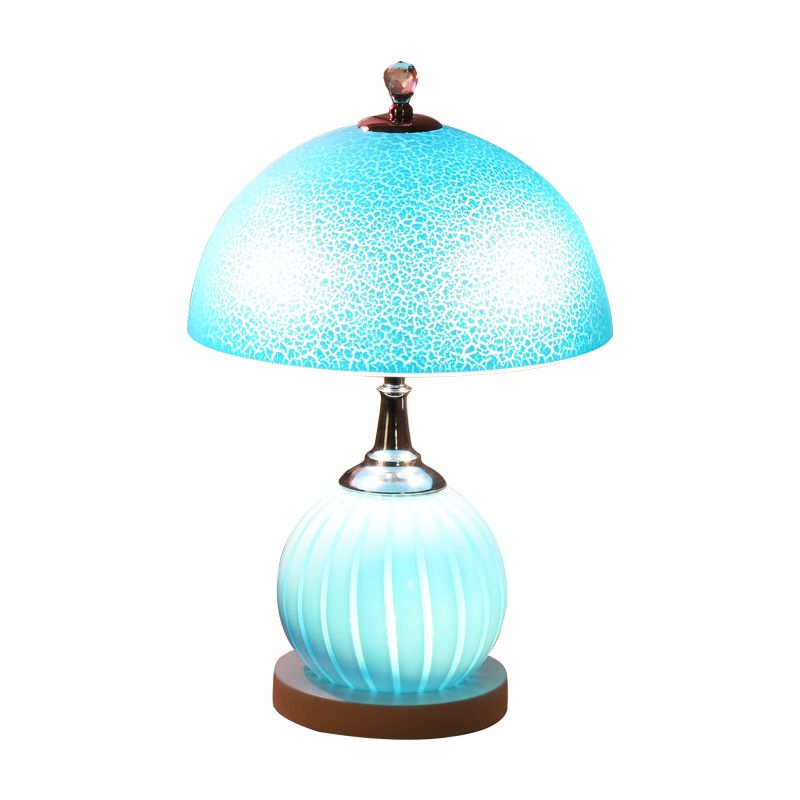 Dome Night Table Lamps Modern Style Glass 1 Light Table Lamp