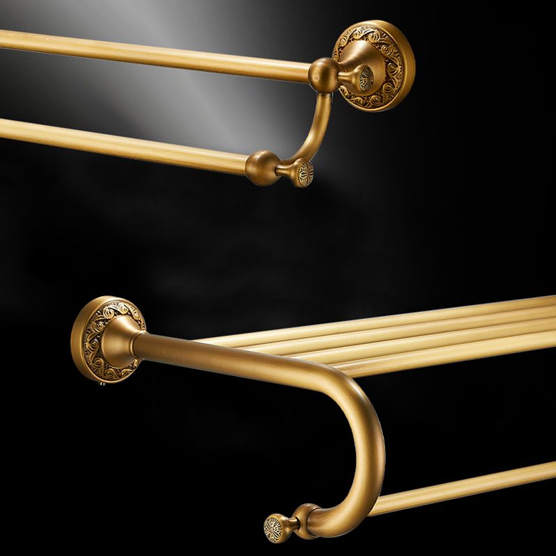 Traditional Brushed Brass Bathroom Accessory As Individual Or As a Set