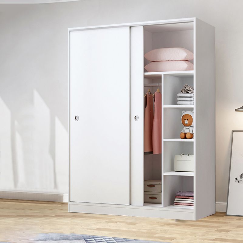 Modern Style Wardrobe Armoire Wooden Wardrobe Closet With Doors