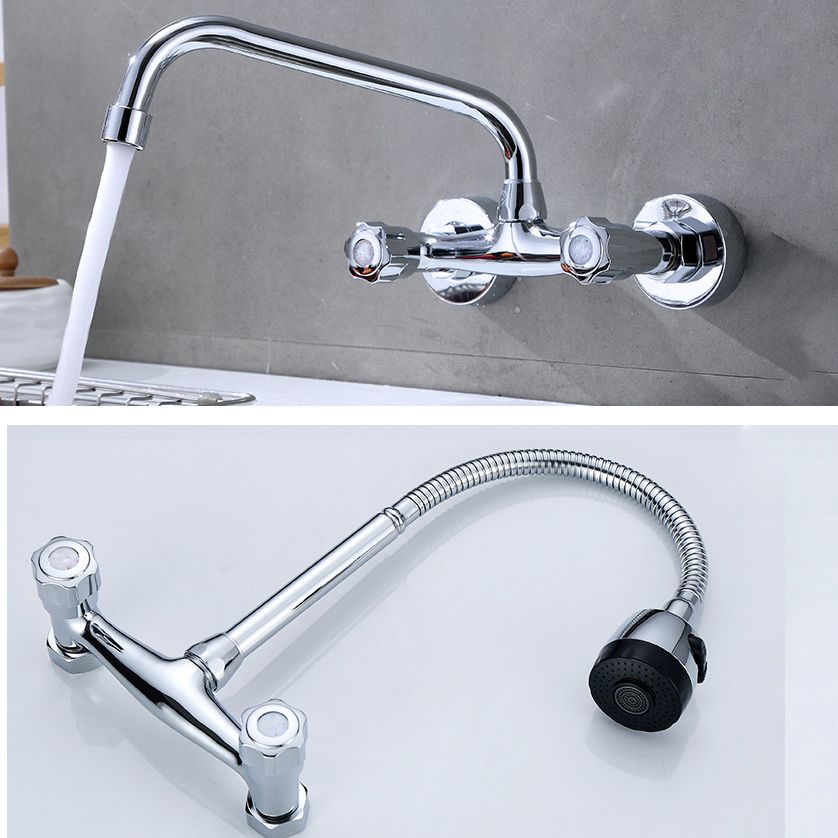 1-Handle 2-Holds Faucets with Water Dispenser Standard Kitchen Faucets