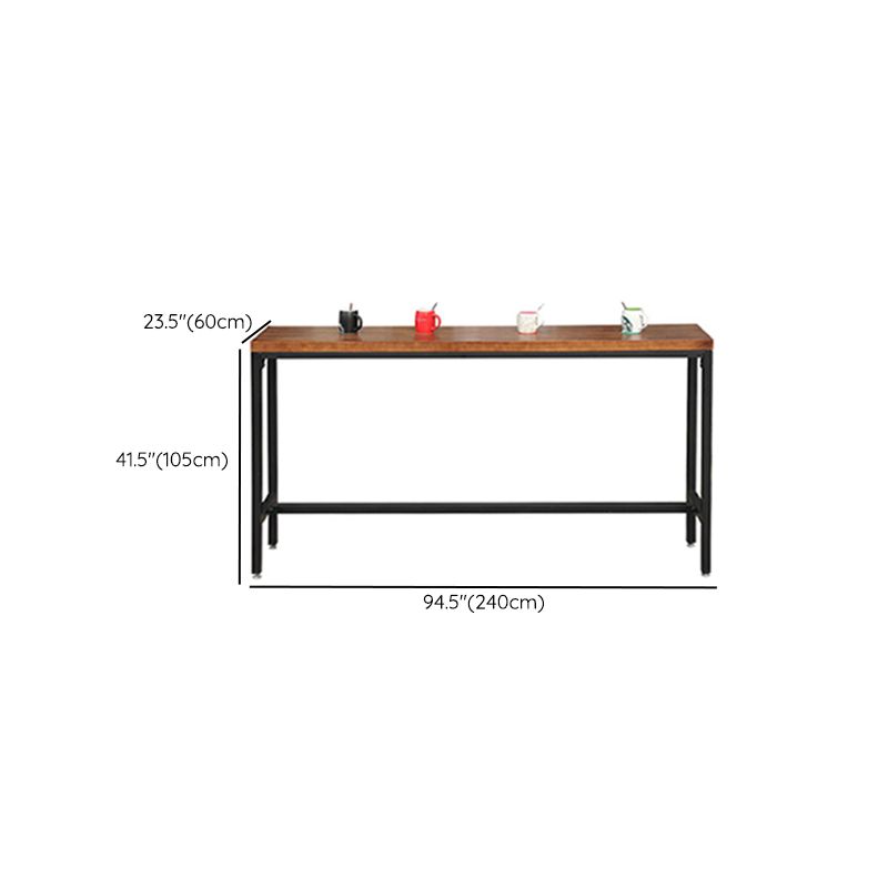 Rectangle Counter Height Table Contemporary Pub Height Dining Table