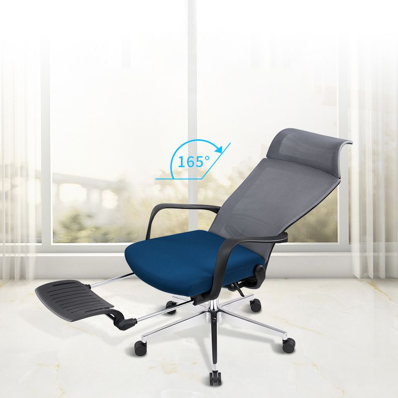 Modern Pillow Included Chair with Wheels High-Back Mesh Desk Chair