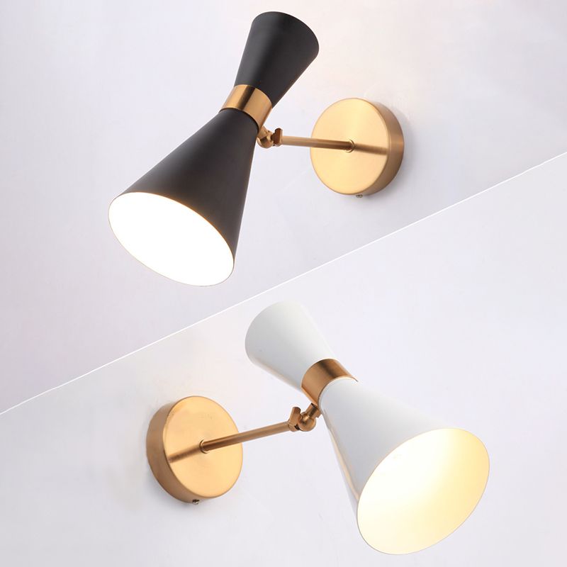 Postmoderne metalen sconce verlichtingsarmaturen enkele bol wandlamp voor slaapkamer woonkamer