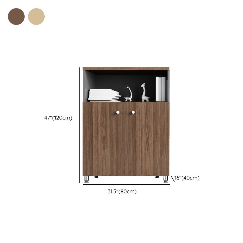 Nordic Style File Cabinet Solid Wood Frame Vertical File Cabinet