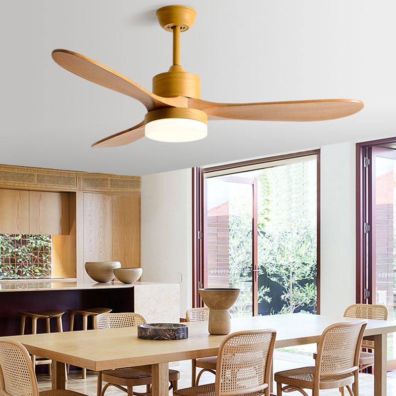 Fan Shape Metal Ceiling Fan Kid Style 1 Light Ceiling Mount Fans Fixtures for Living Room