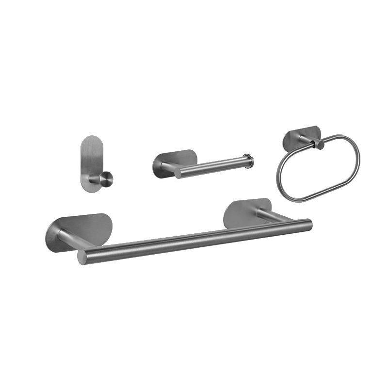 Stainless Steel Bathroom Set Modern Style Simple Bathroom Hardware Set