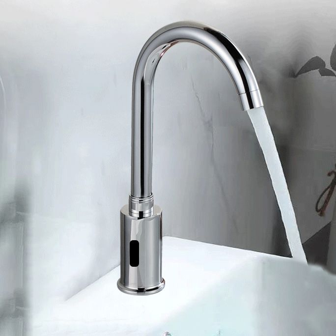 Touchless Sensor Kitchen Sink Faucet Stainless Steel Swivel Spout with Accessories