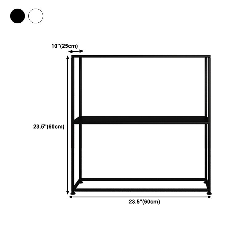 Modern Iron Console Table Rectangle Storage Frame 1-shelf Console Sofa Table