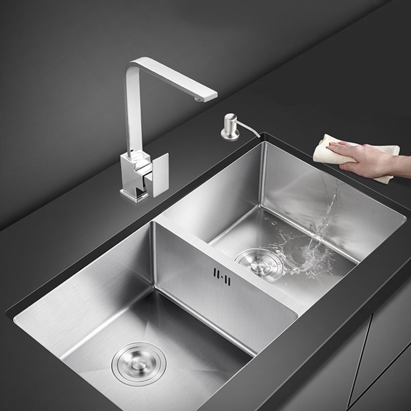 Modern Undermount Kitchen Sink Stainless Steel Kitchen Sink with Faucet