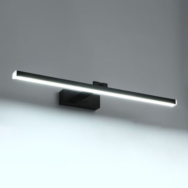 Metal Linear Shape Wall Lights Modern Style 1 Light Wall Sconce for Shower Room