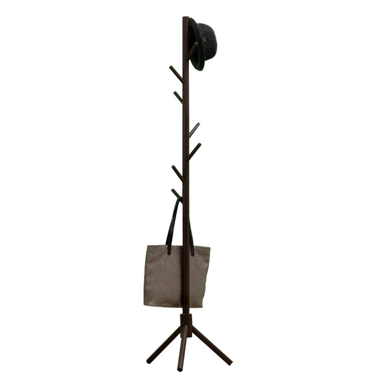 Modern Coat Hanger Wooden Entryway Kit Free Standing Coat Rack