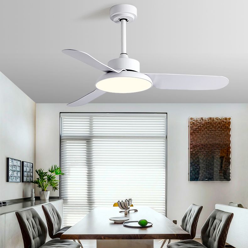 Unique Shape Metal Ceiling Fan Lighting Kids Style Single Light Ceiling Fan Lamp