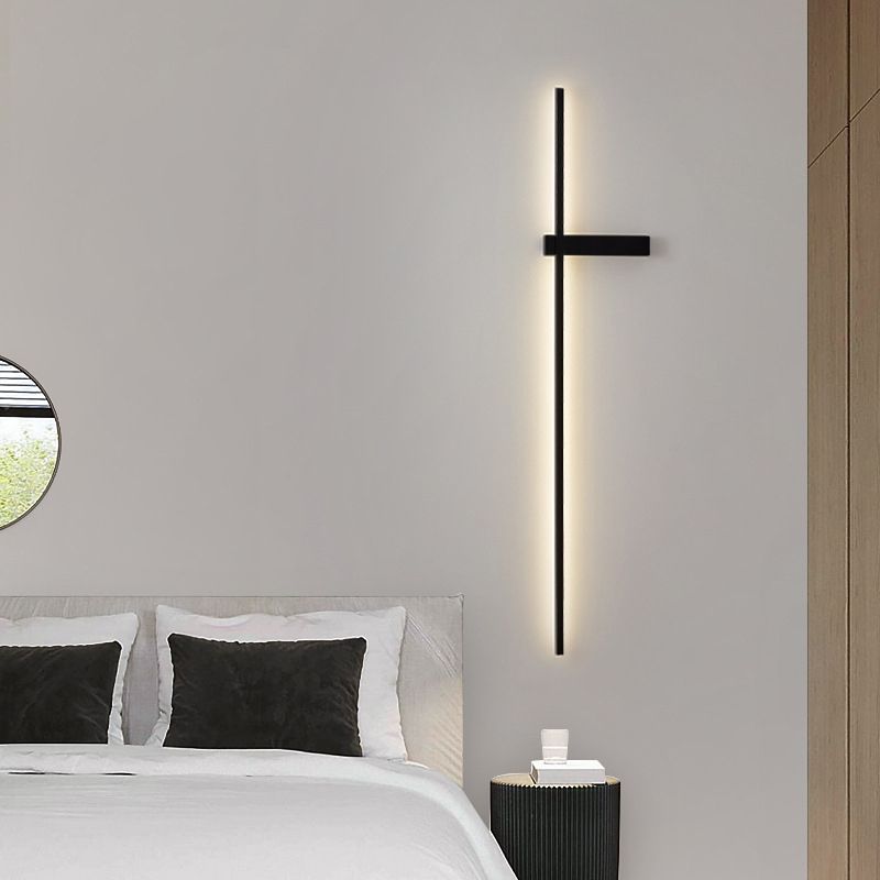 Modern Style Linear Wall Lighting Fixtures Metal Wall Sconce Lights