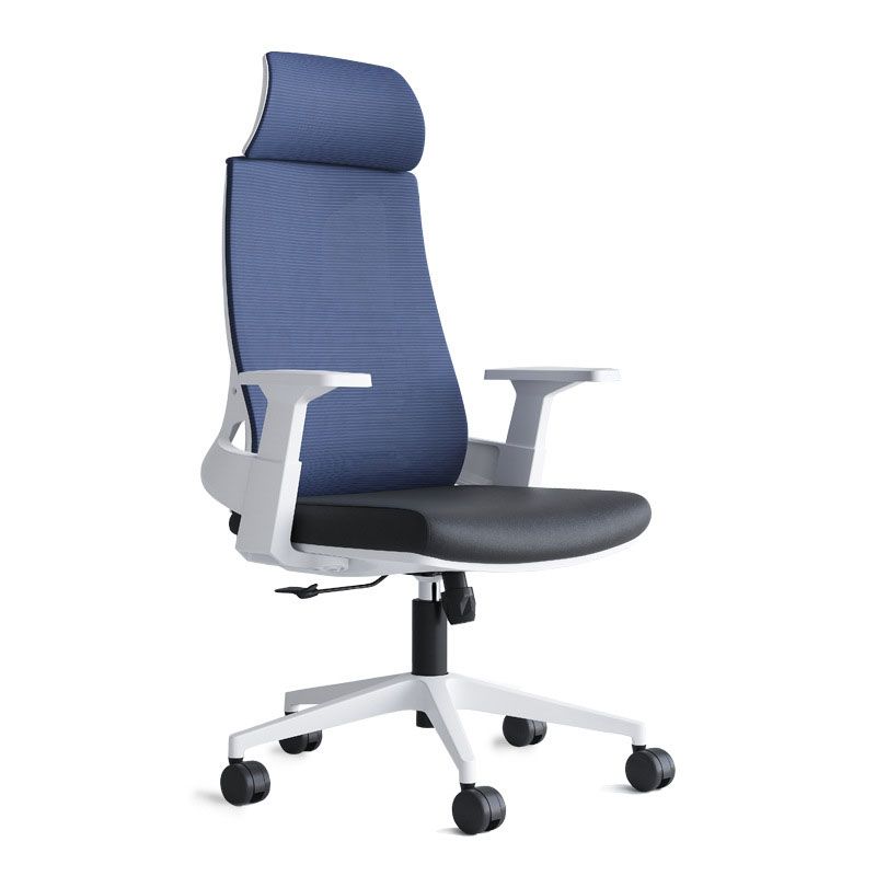 High Back Task Chair Mesh Adjustable Arm Office Chair with Wheels