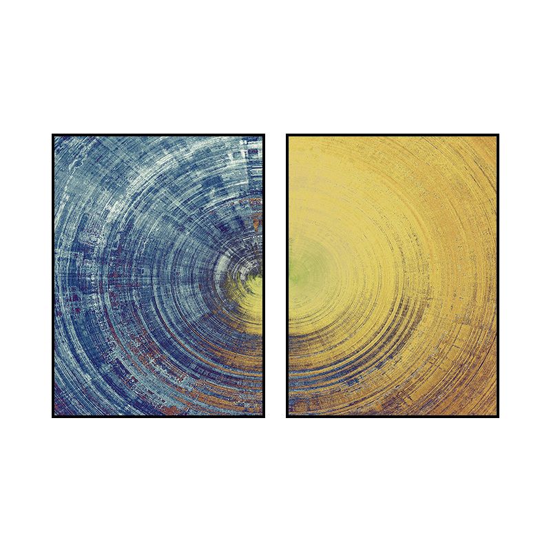 Vortex Canvas Art Contemporary Enchanting Painting Abstract Wall Decor in Light Color